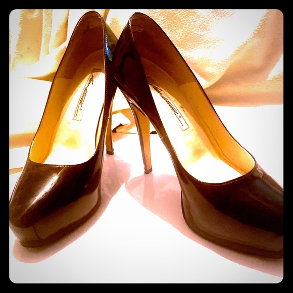 Black Brian Atwood Shoes - Picture 1 of 7